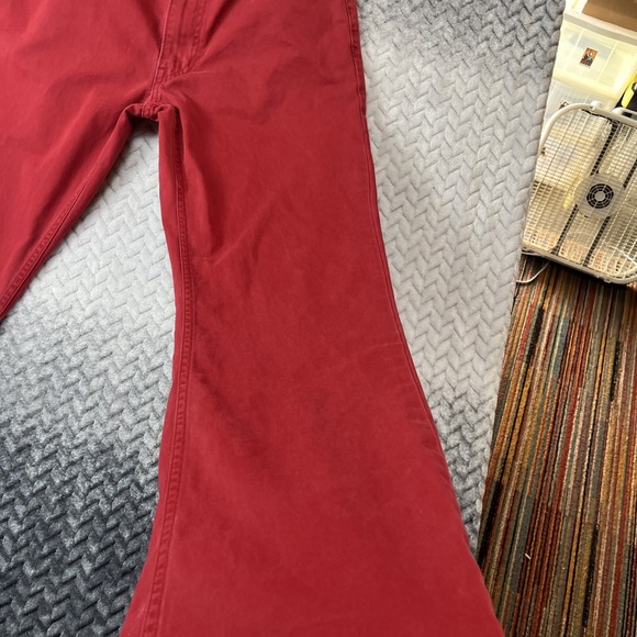 Polo Ralph Lauren 650 Denim Jean Pant Men 33x32 Red Straight Prep Chino Cotton - Picture 15 of 16